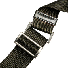 Tessuto Zip Buckle Messenger Bag