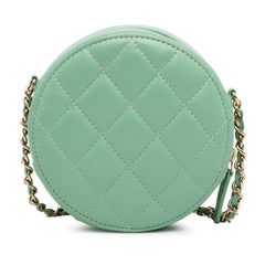 Quilted Lambskin Round Crossbody_3