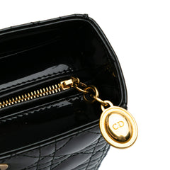 Large Patent Cannage Lady Dior