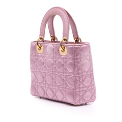 Small Satin Cannage Swarovski Lady Dior