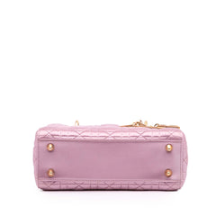 Small Satin Cannage Swarovski Lady Dior