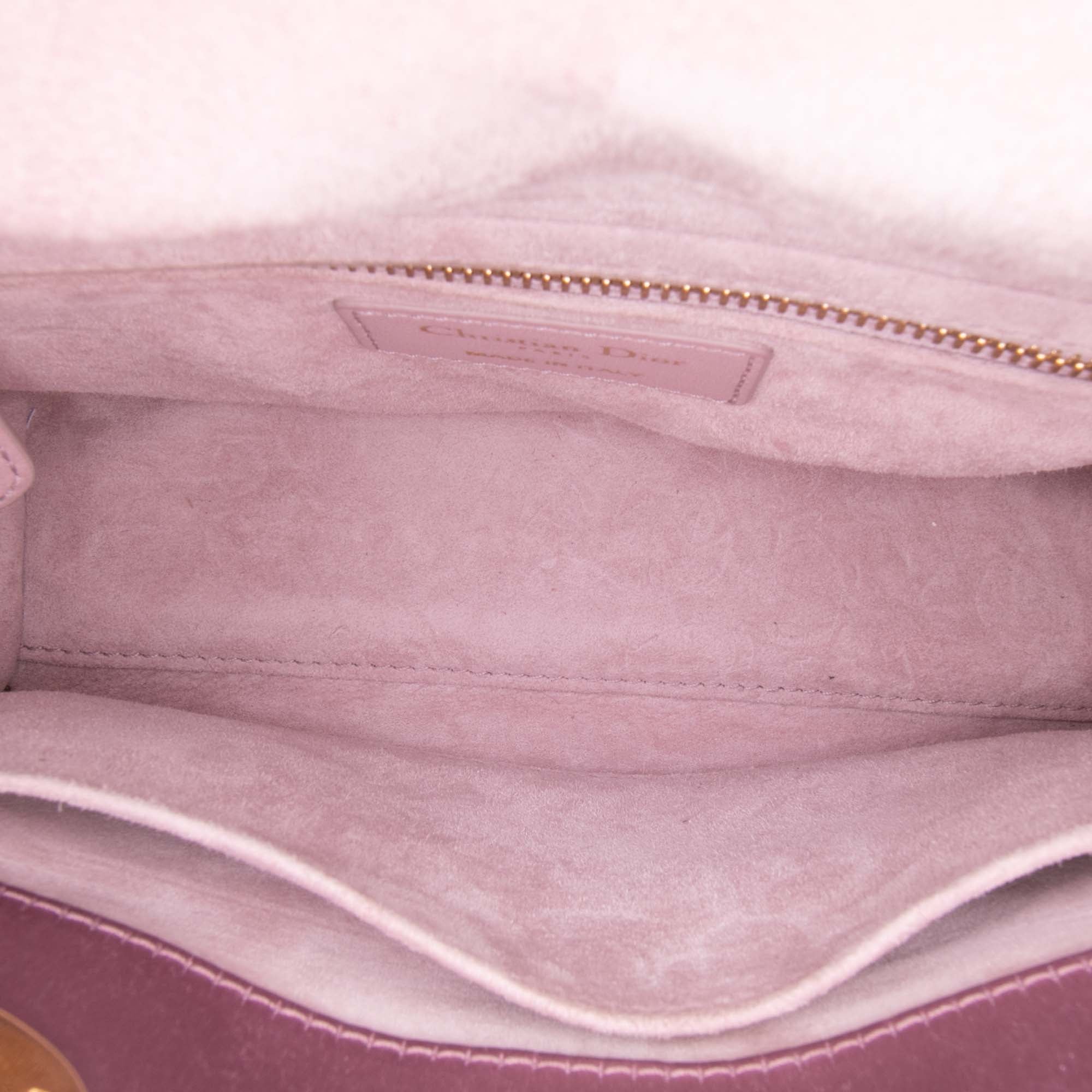 Small Satin Cannage Swarovski Lady Dior