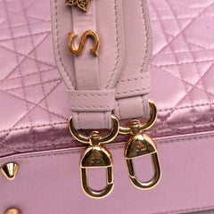 Small Satin Cannage Swarovski Lady Dior