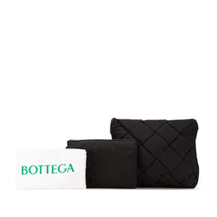 Intrecciato Cassette Woven Padding Document Clutch