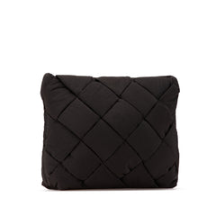 Intrecciato Cassette Woven Padding Document Clutch