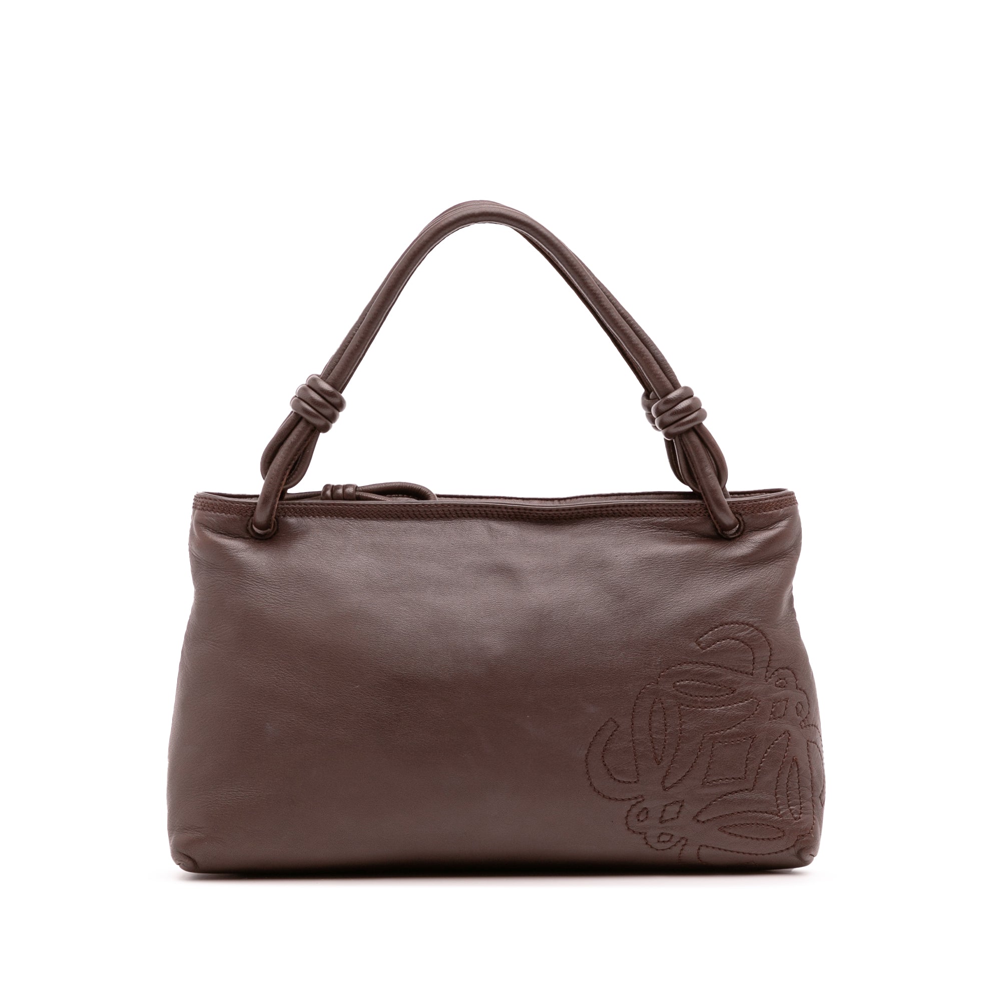 Anagram Leather Handbag