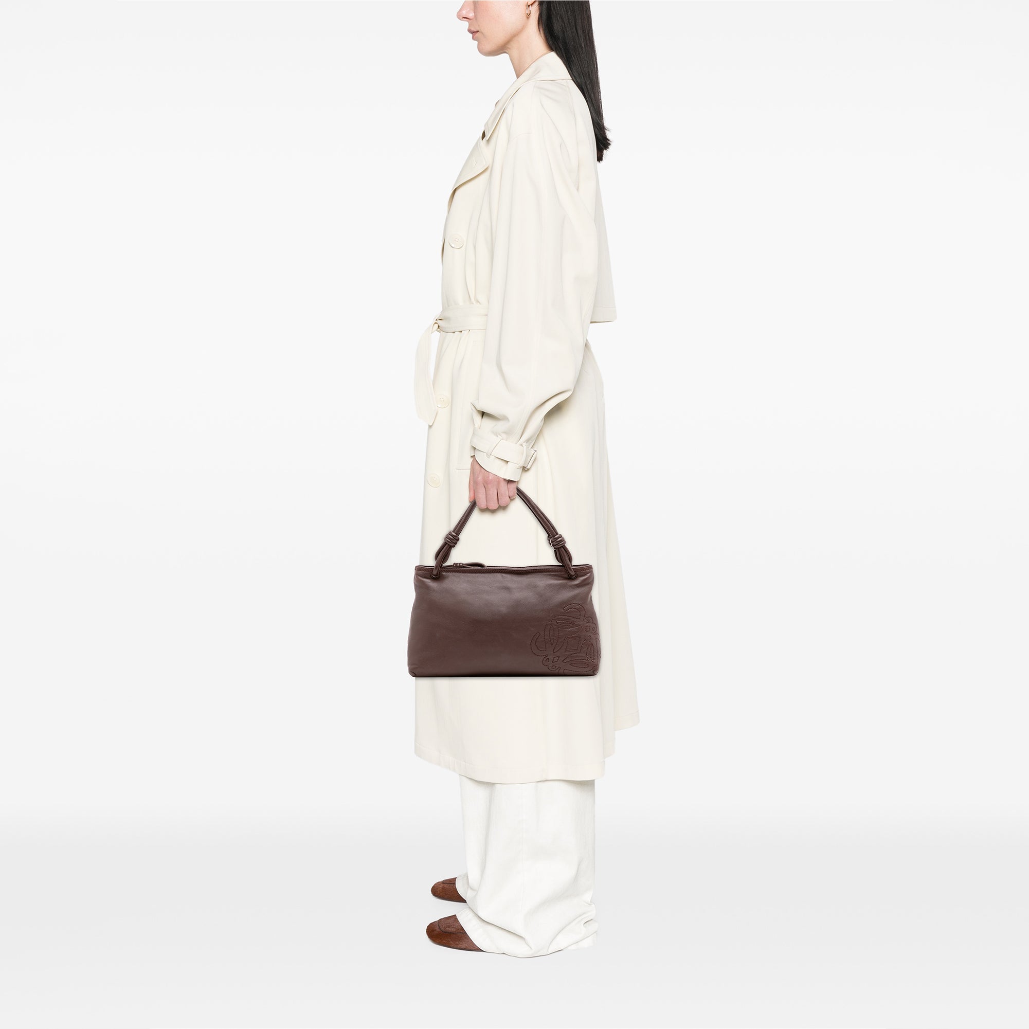 Anagram Leather Handbag