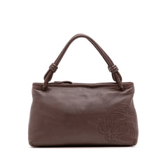 Anagram Leather Handbag