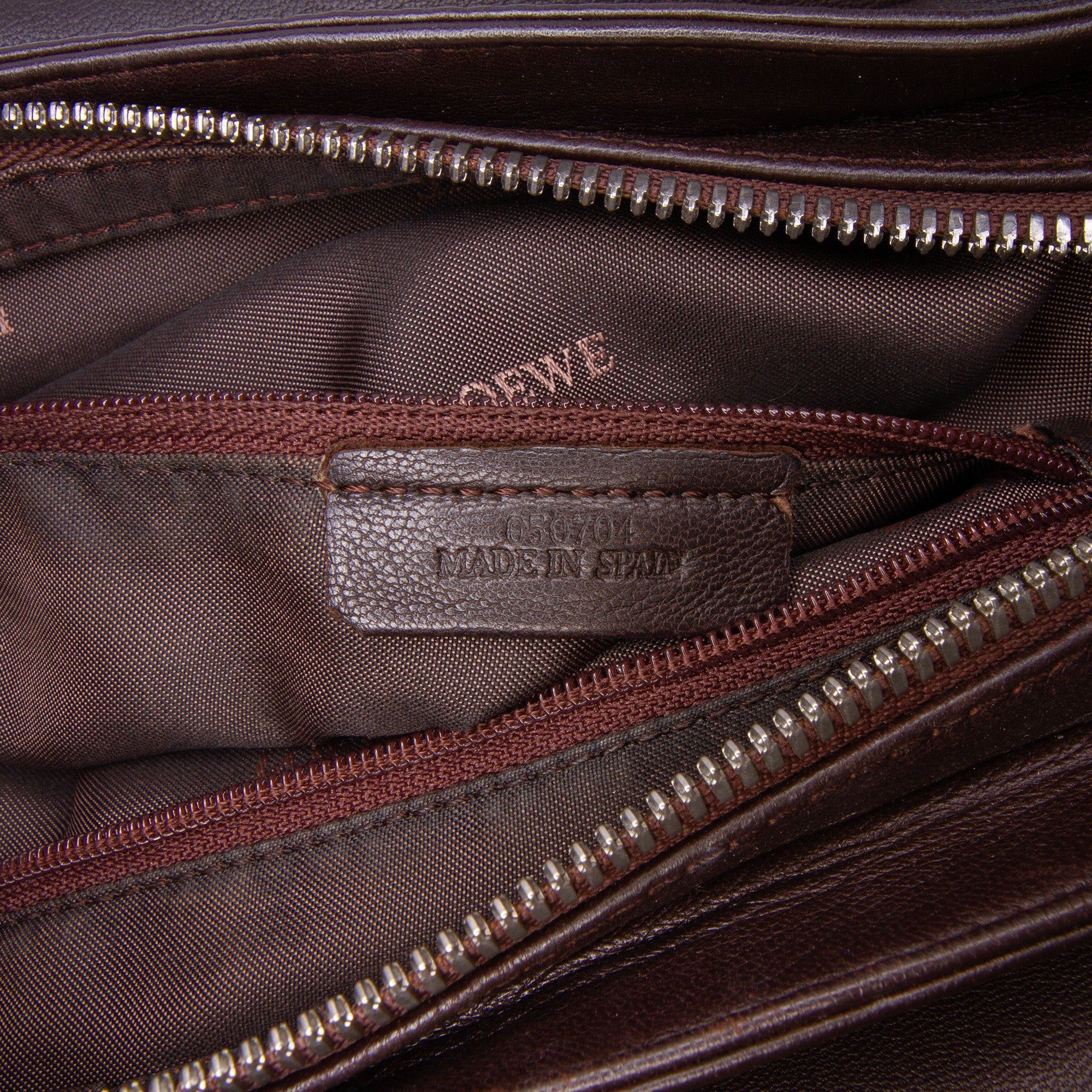 Anagram Leather Handbag