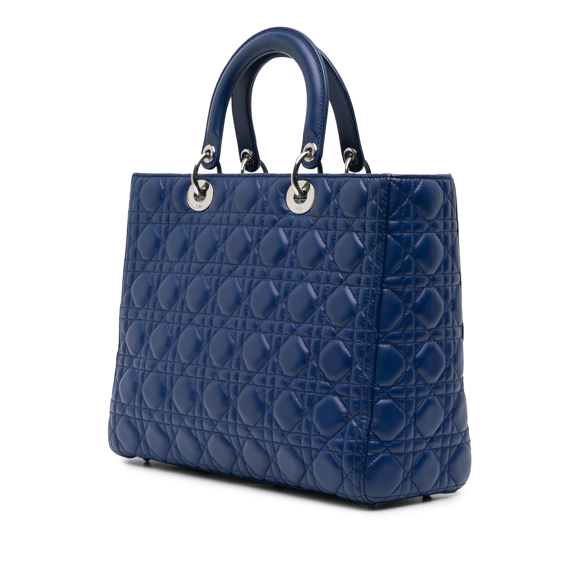 Large Lambskin Cannage Lady Dior