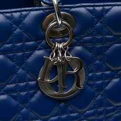 Large Lambskin Cannage Lady Dior