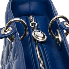 Large Lambskin Cannage Lady Dior