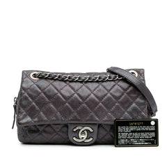 Medium Quilted Caviar Easy Flap