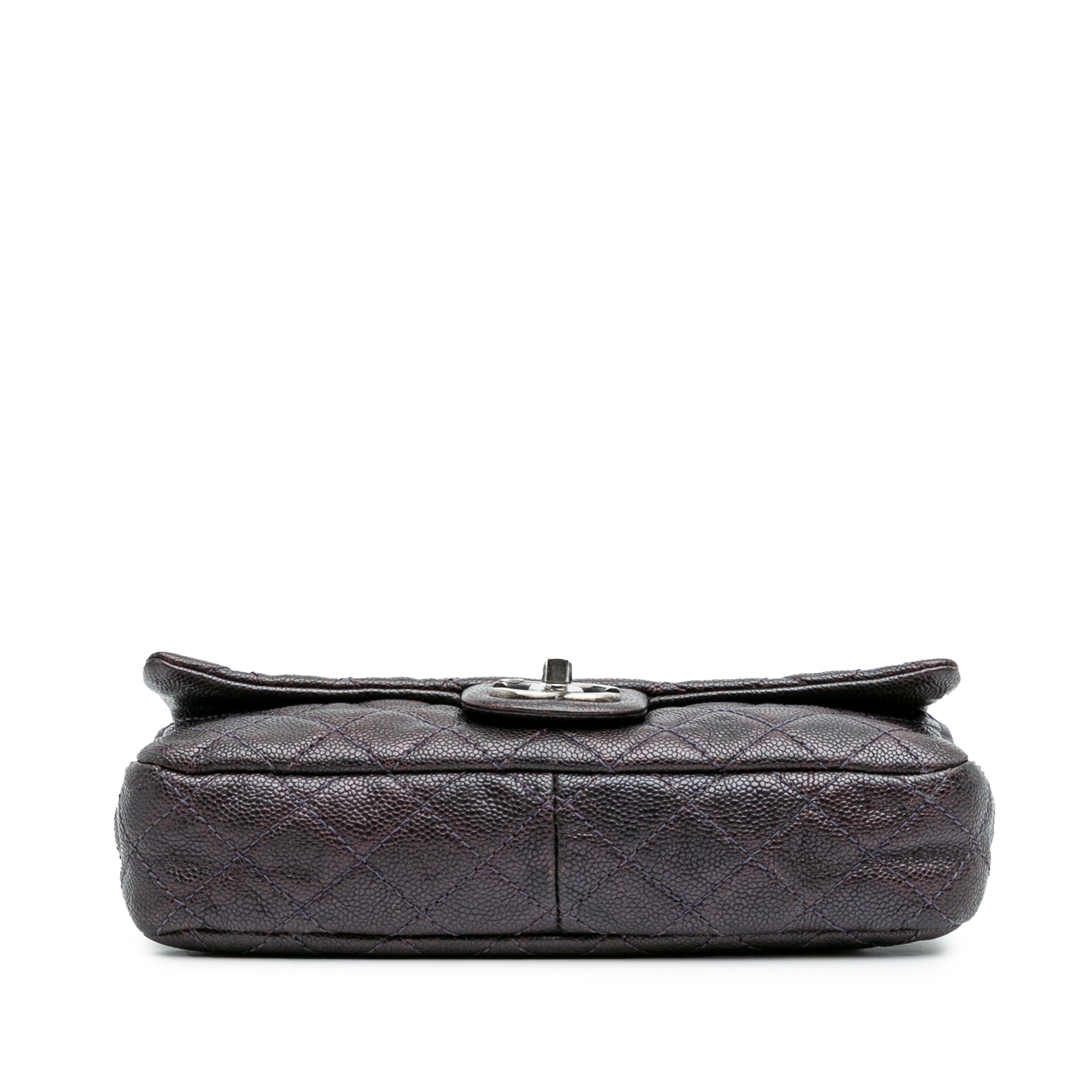 Medium Quilted Caviar Easy Flap
