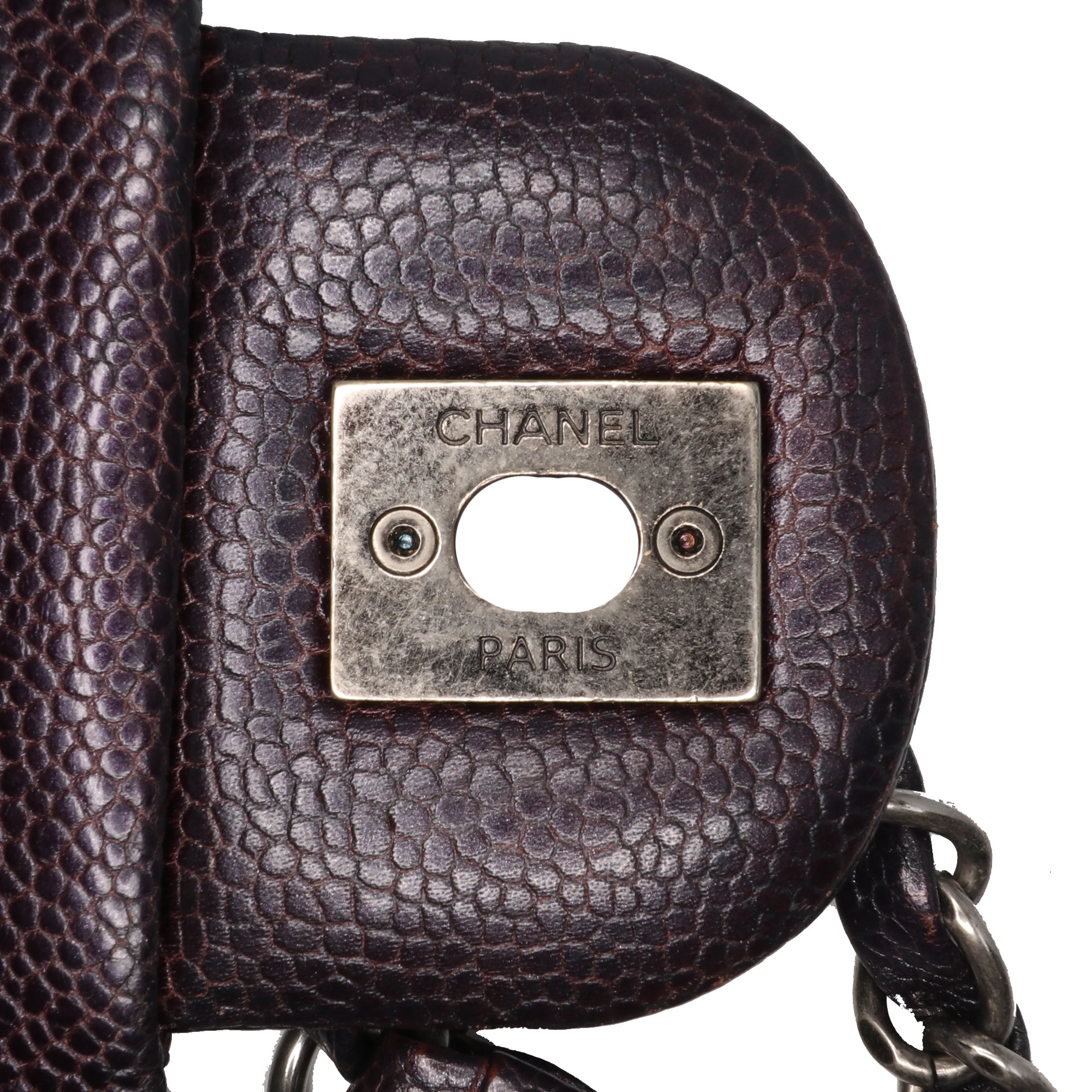 Medium Quilted Caviar Easy Flap