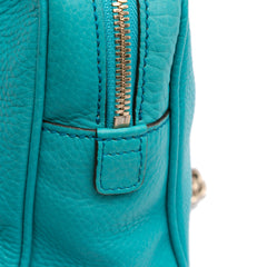 Leather Soho Chain Zip Shoulder Bag