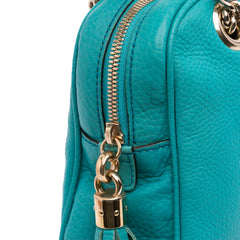 Leather Soho Chain Zip Shoulder Bag