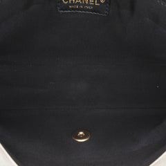 Medium Bicolor Calfskin Graphic Flap