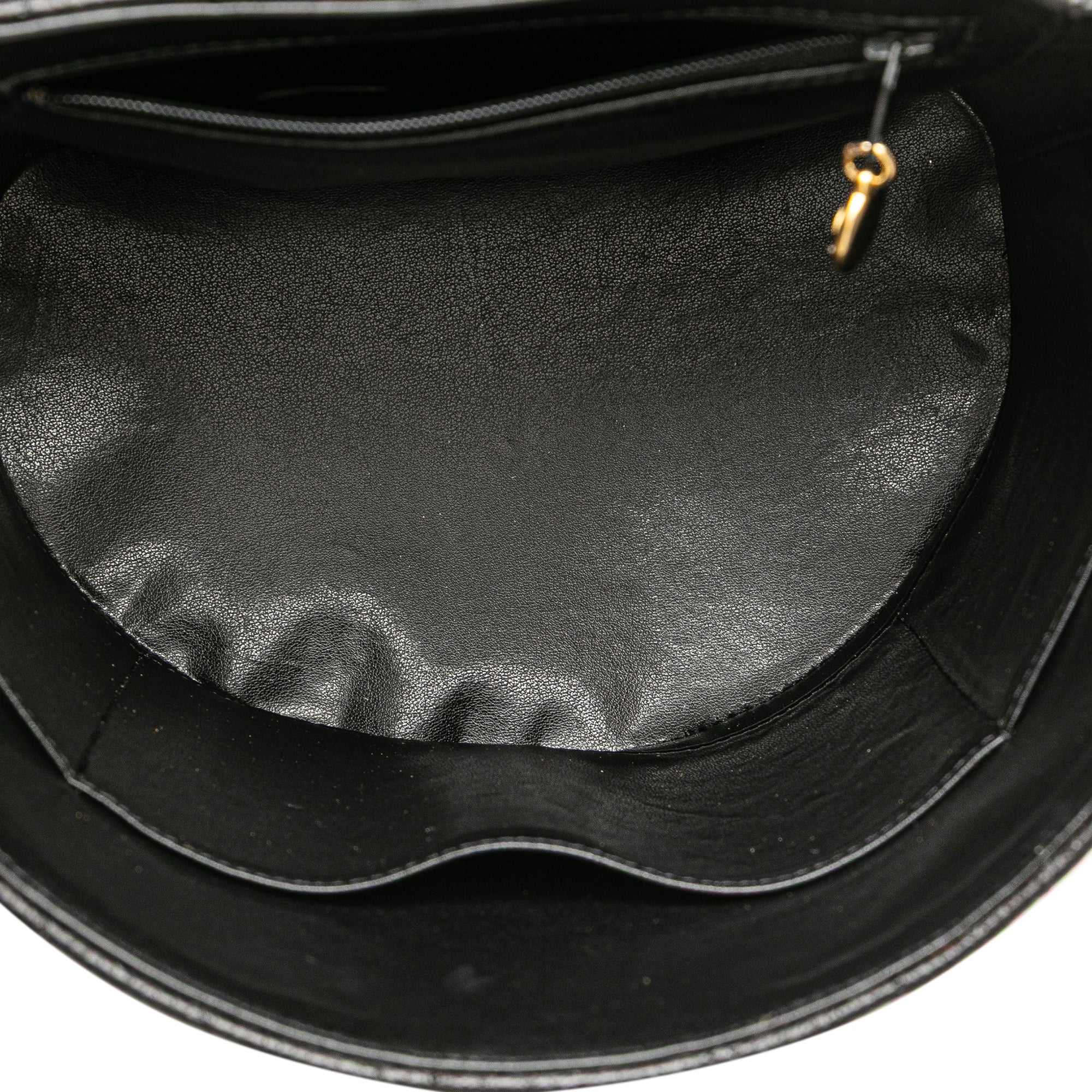 CC Chevron Caviar Turnlock Vanity Bag