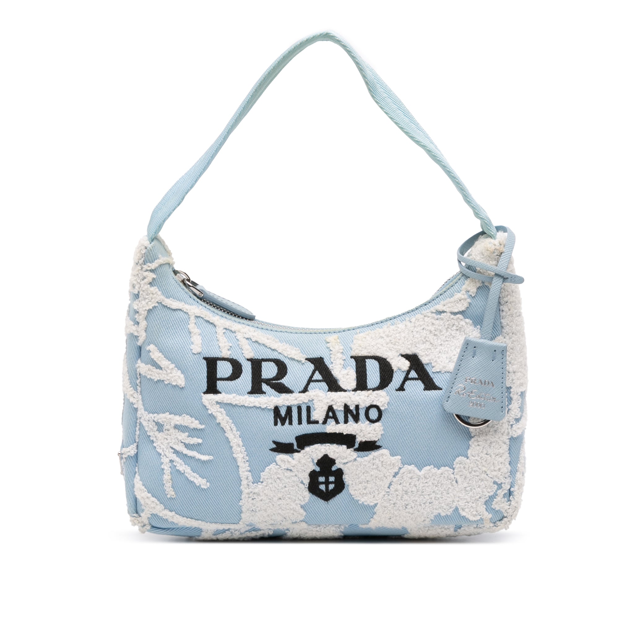 Mini Embroidered Drill Re Edition 2000 Shoulder Bag