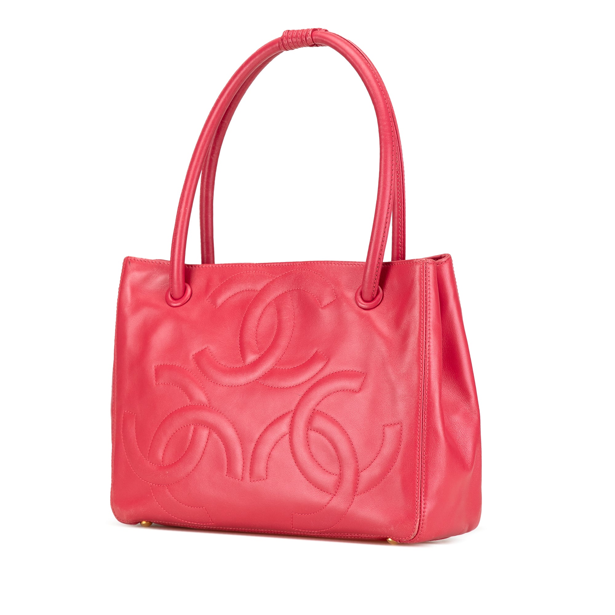 Lambskin Triple CC Tote