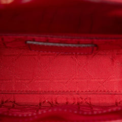 Mini Patent Cannage Lady Dior