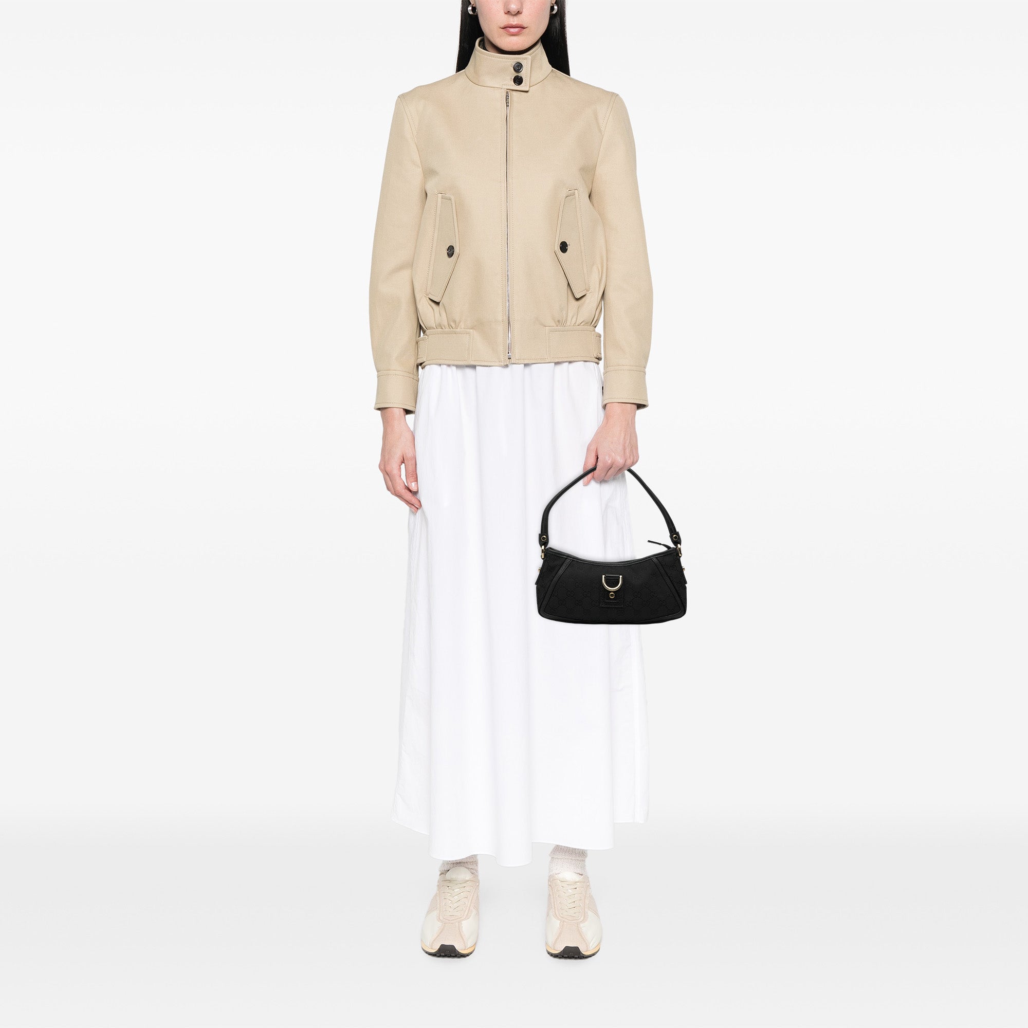 GG Canvas Abbey D Ring Pochette