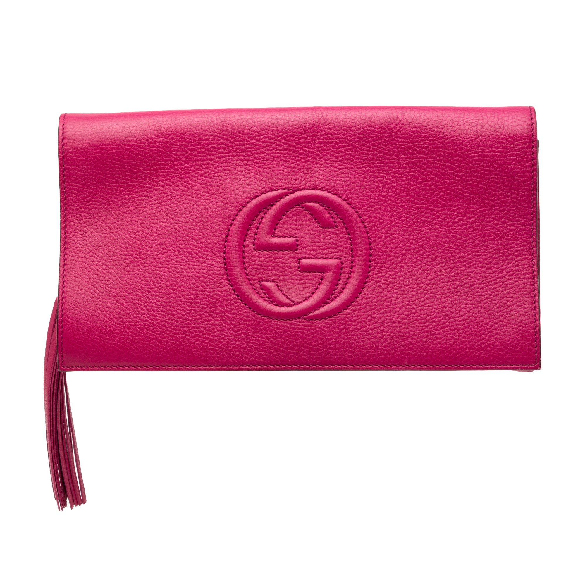 Leather Soho Disco Clutch