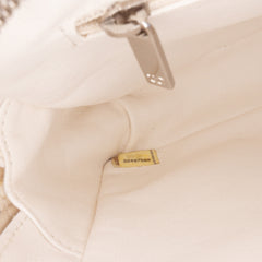 Small Tweed and Resin Zipped Shopping Bag