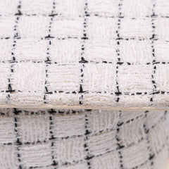 Small Tweed and Resin Zipped Shopping Bag