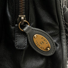 Quilted Calfskin Stitch Triptych Shoulder Bag