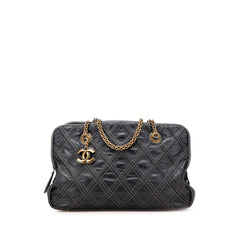Quilted Calfskin Stitch Triptych Shoulder Bag