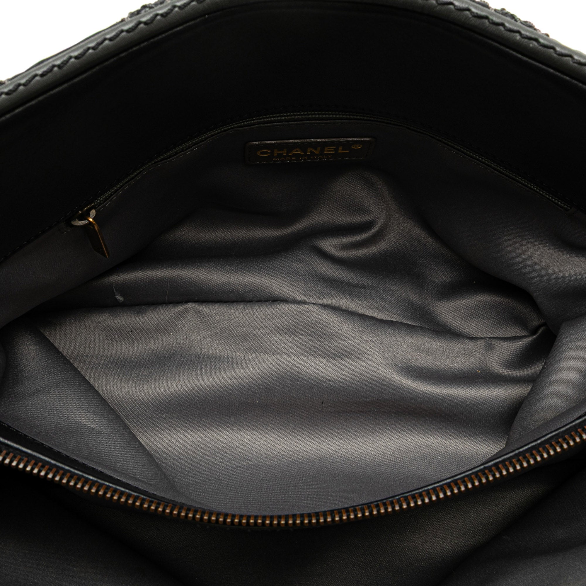 Quilted Calfskin Stitch Triptych Shoulder Bag