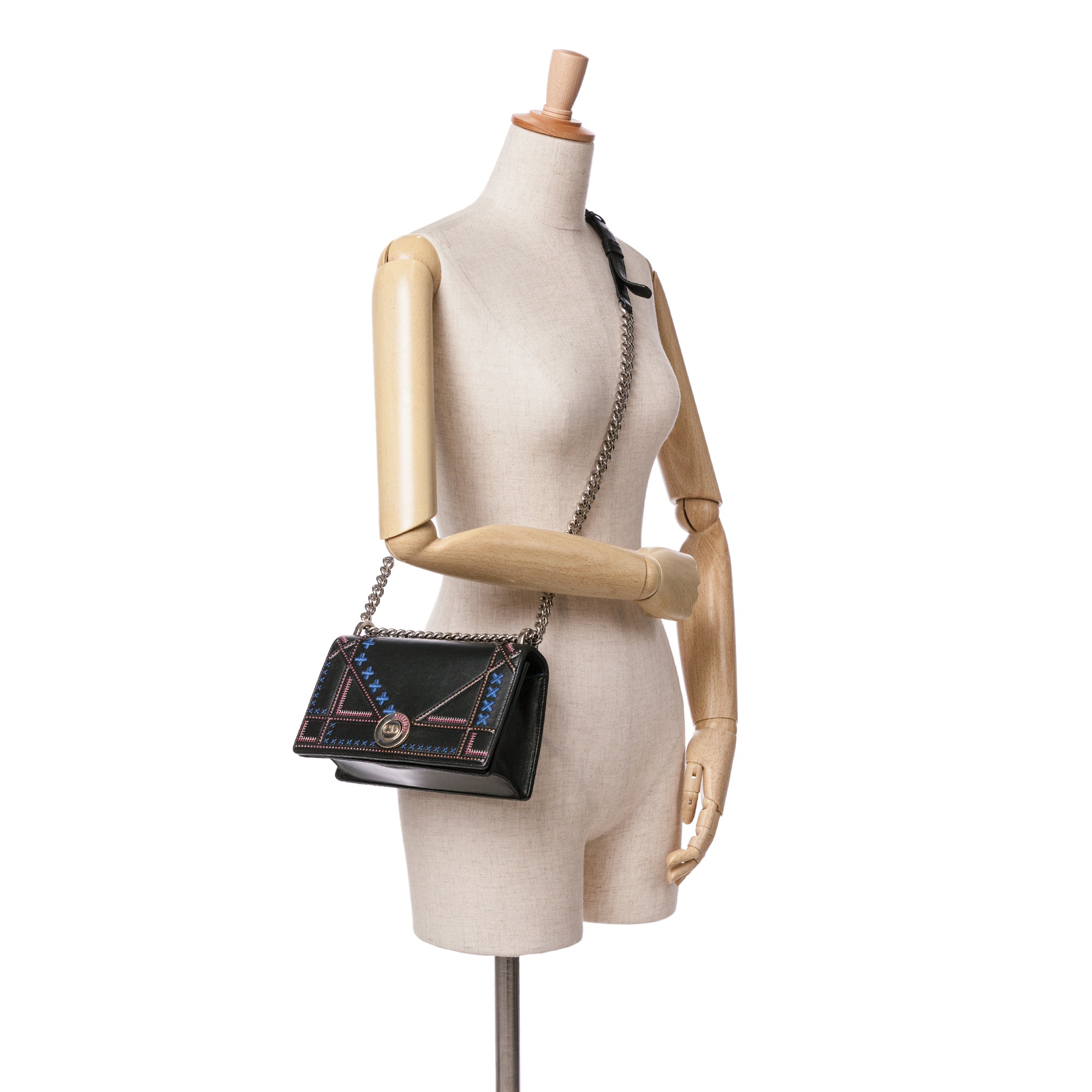 Medium Calfskin Stitch Diorama Flap