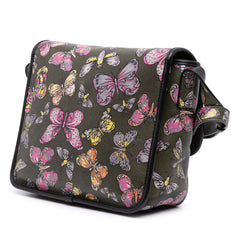 Tales of Spain Butterfly Printed Leather Anagram Crossbody