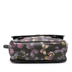 Tales of Spain Butterfly Printed Leather Anagram Crossbody
