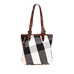 Mega Check Canvas Tote