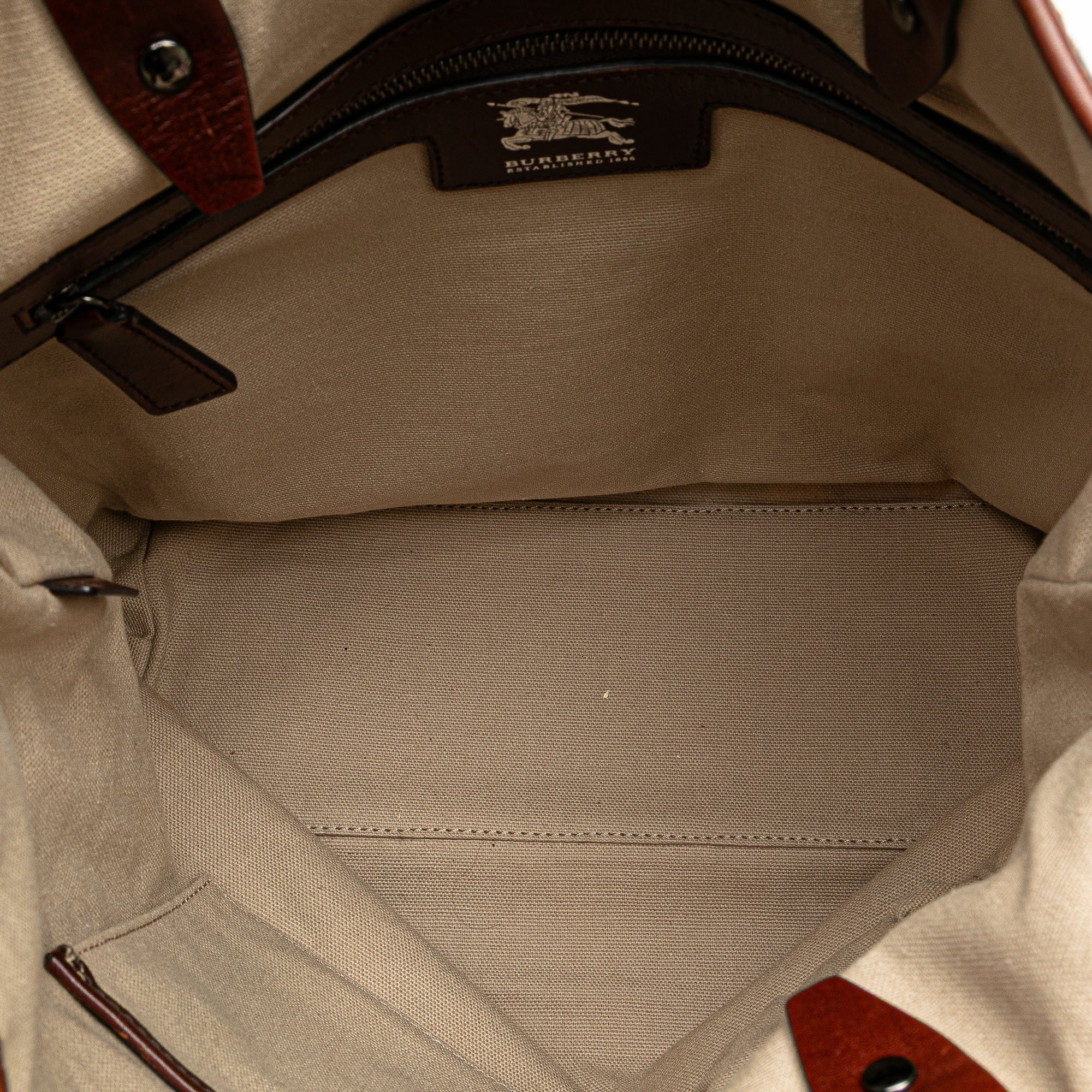 Mega Check Canvas Tote
