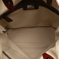 Mega Check Canvas Tote