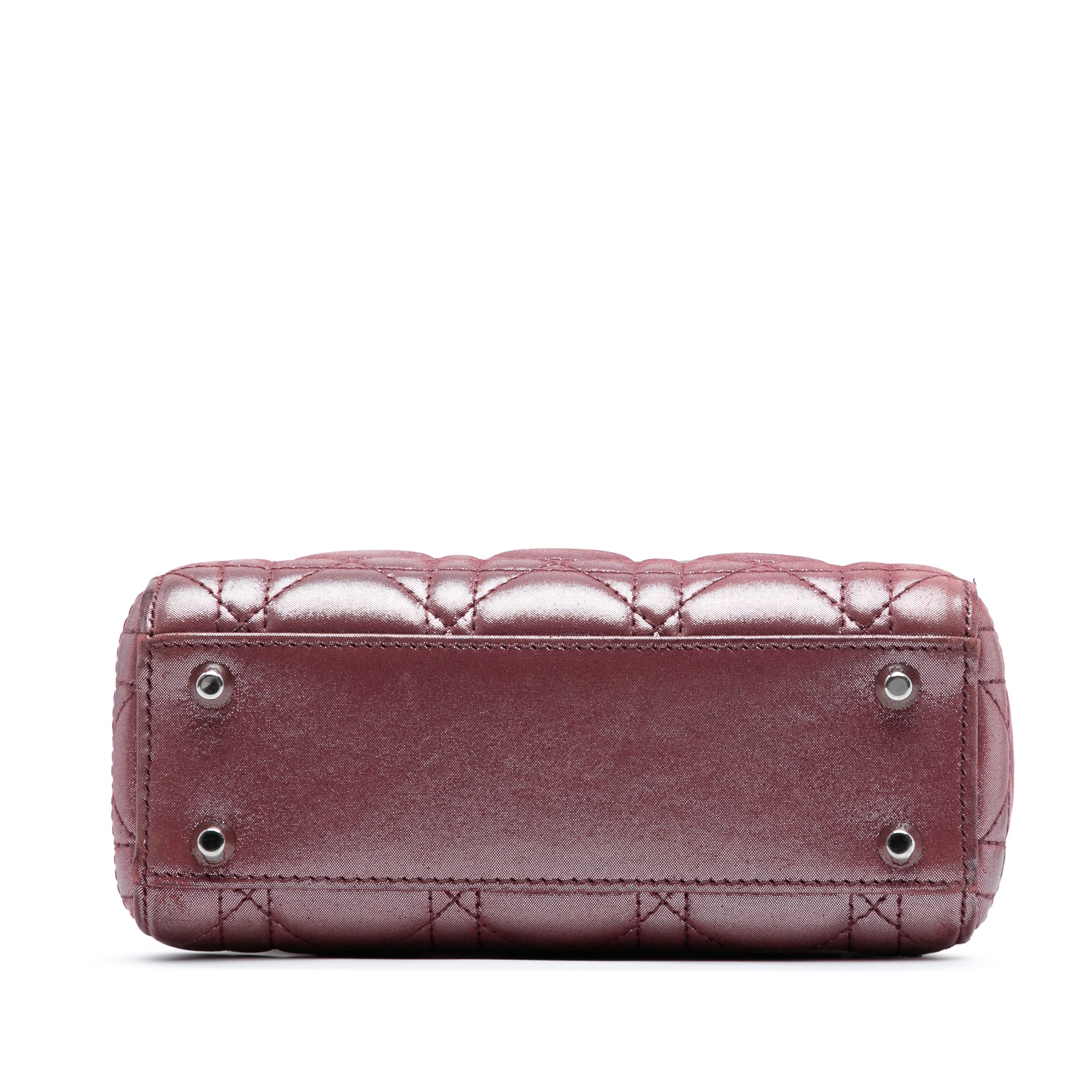 Mini Iridescent Lambskin Cannage Lady Dior