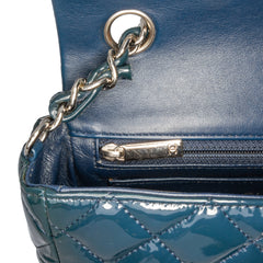 Mini Rectangular Classic Patent Single Flap