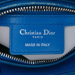 Medium Bicolor Lambskin Cannage Lady Dior