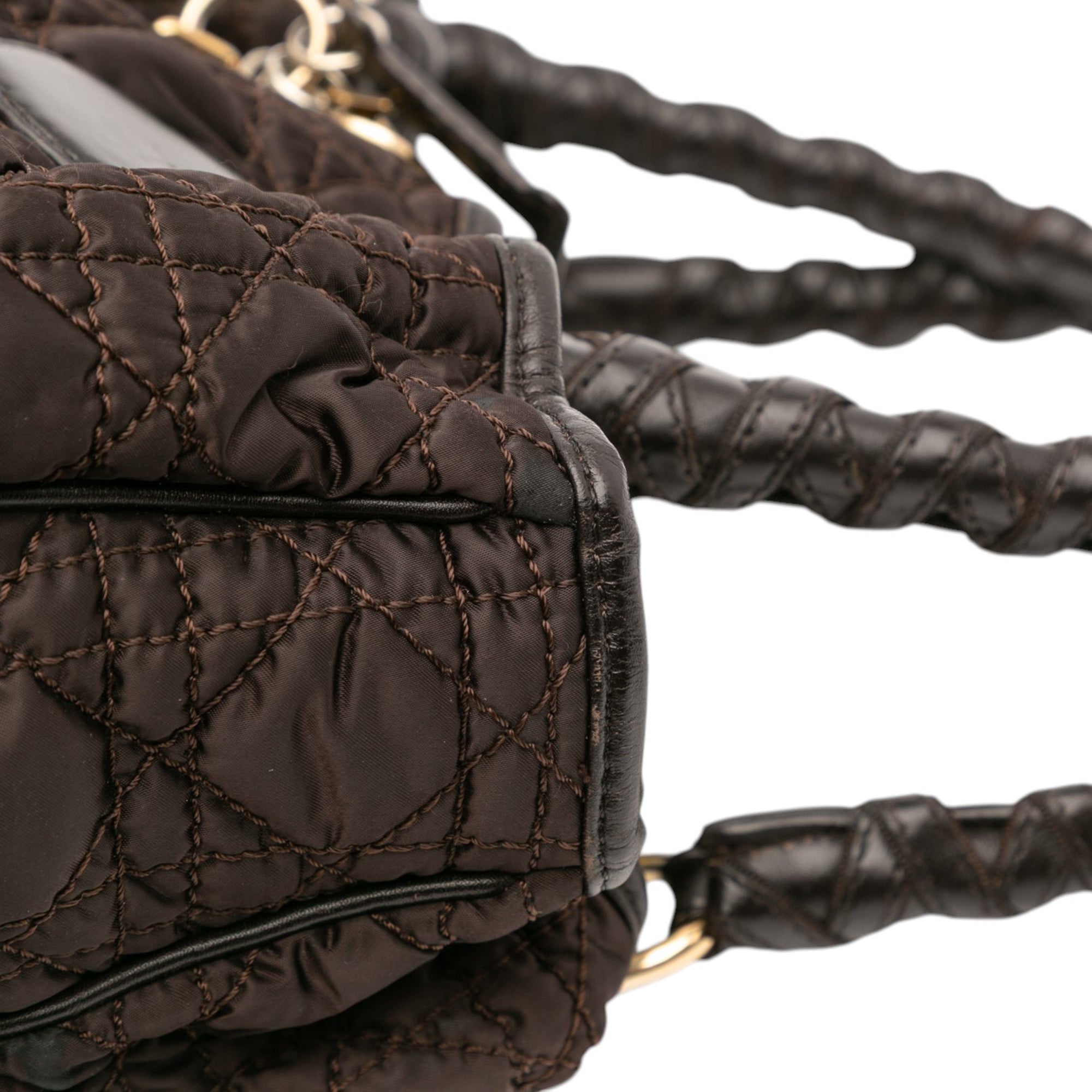 Nylon Cannage Lovely Shopper Tote