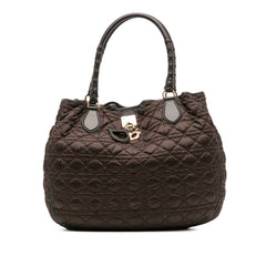 Nylon Cannage Lovely Shopper Tote