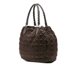 Nylon Cannage Lovely Shopper Tote