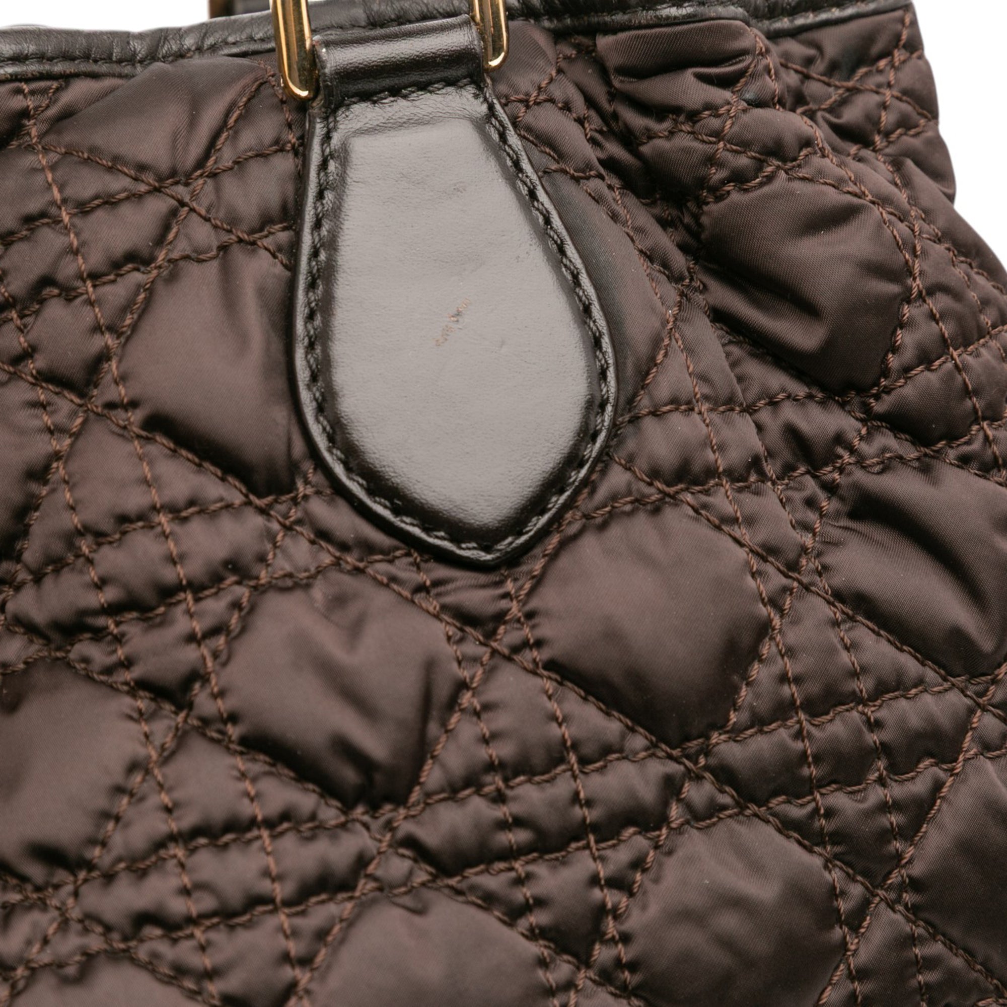 Nylon Cannage Lovely Shopper Tote