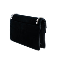 Mini Crystal Embellished Velvet Dionysus Crossbody