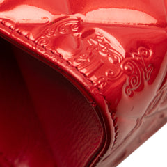 Patent Calfskin Lucky Symbols Pochette