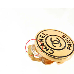 CC Gold Plated Faux Pearl Drop Clip On Earrings