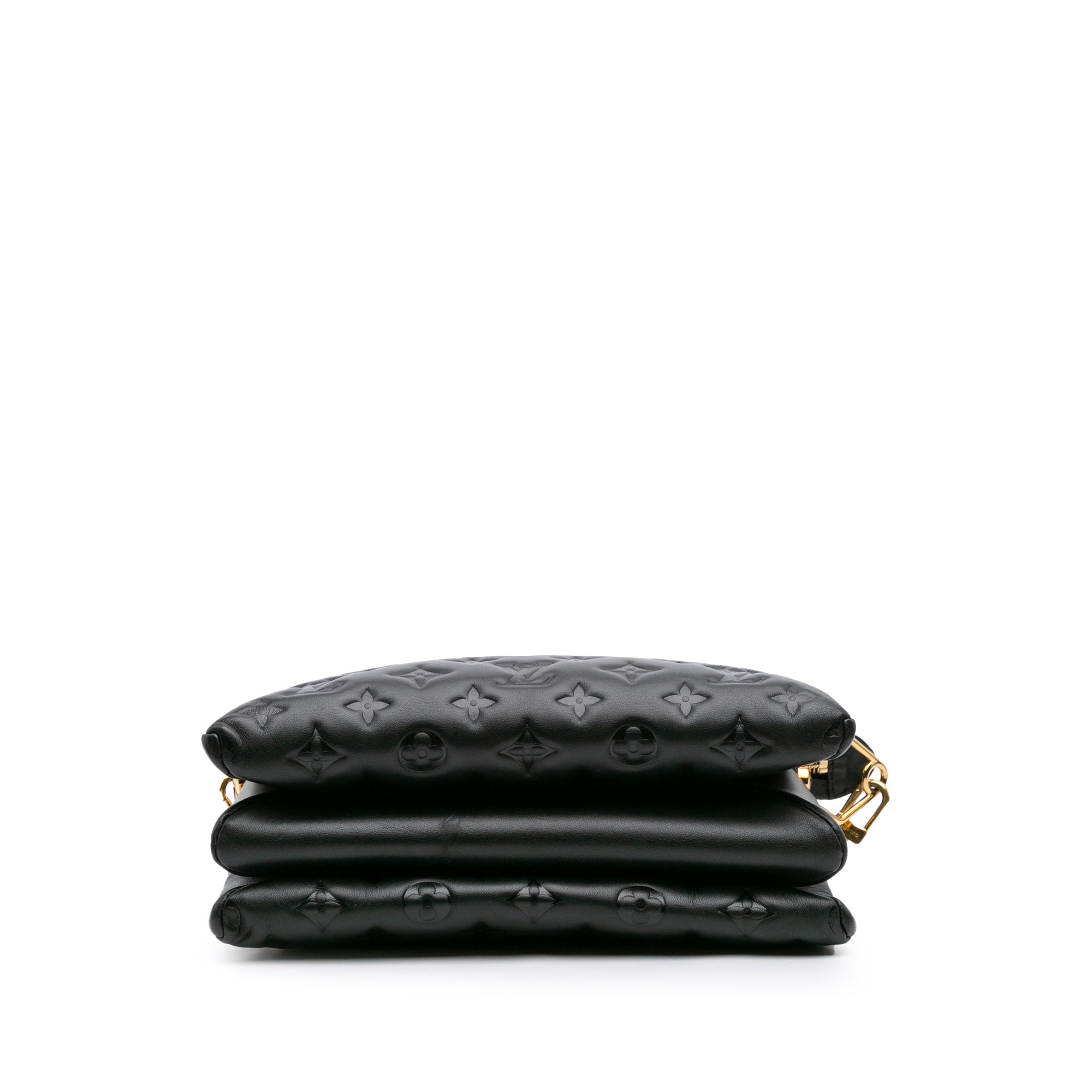 Monogram Embossed Puffy Lambskin Coussin PM